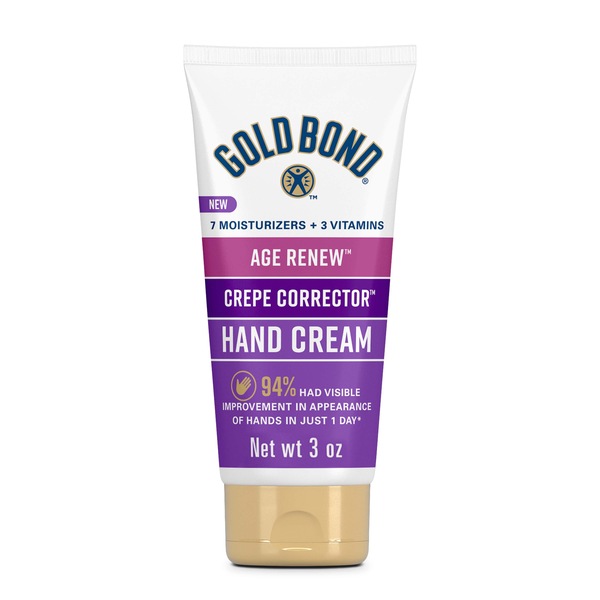 Gold Bond Age Renew Crepe Corrector Hand Cream, 3 OZ