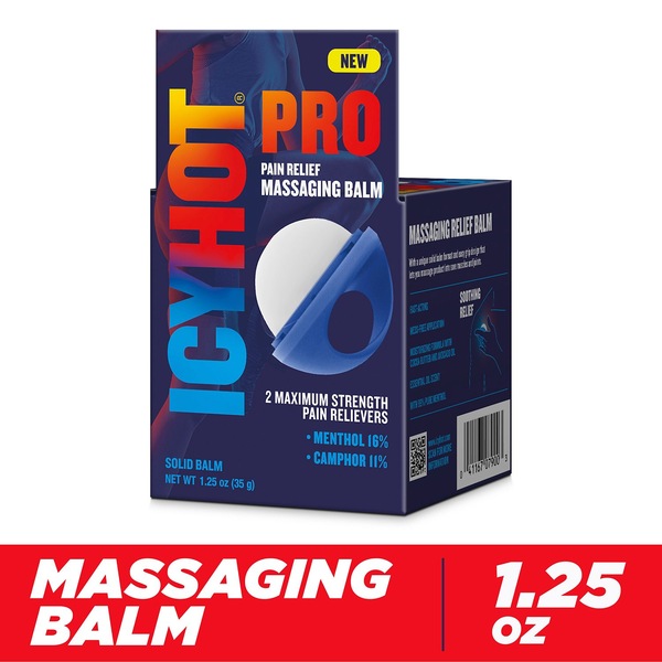 Icy Hot PRO Pain Relief Massaging Balm, 1.25 OZ