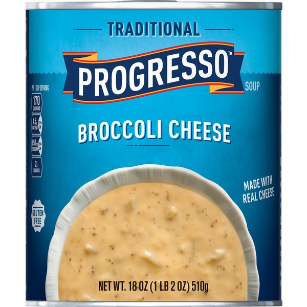 Progresso Traditional Broccoli Cheese Soup, 18 oz