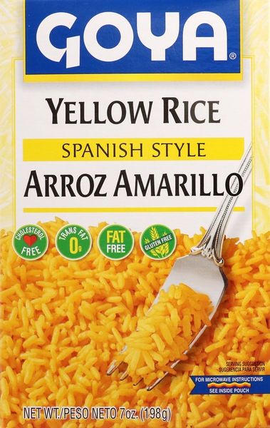 Goya Foods Yellow Rice, Spanish Style, 7 oz