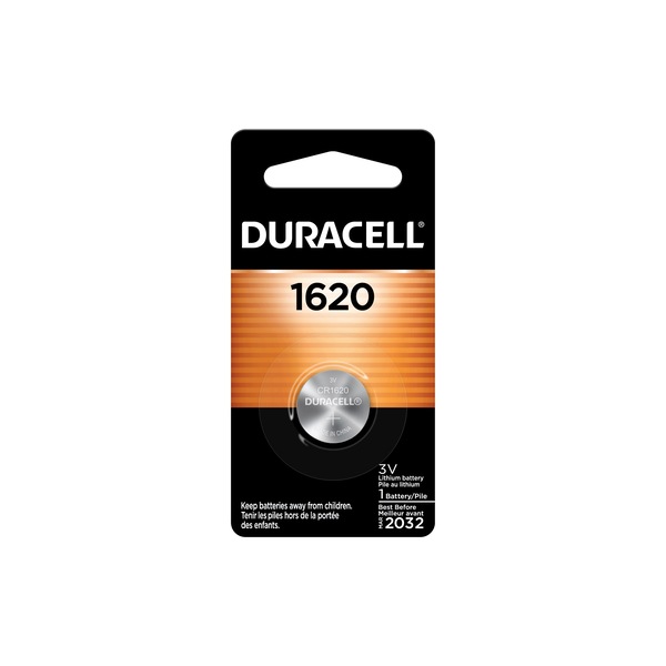 Duracell 1620 LiCoin Battery, 1-Pack