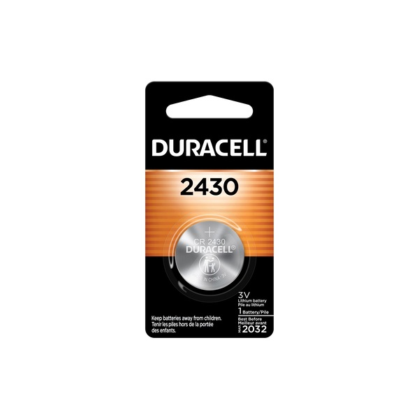 Duracell 2430 LiCoin Battery, 1-Pack