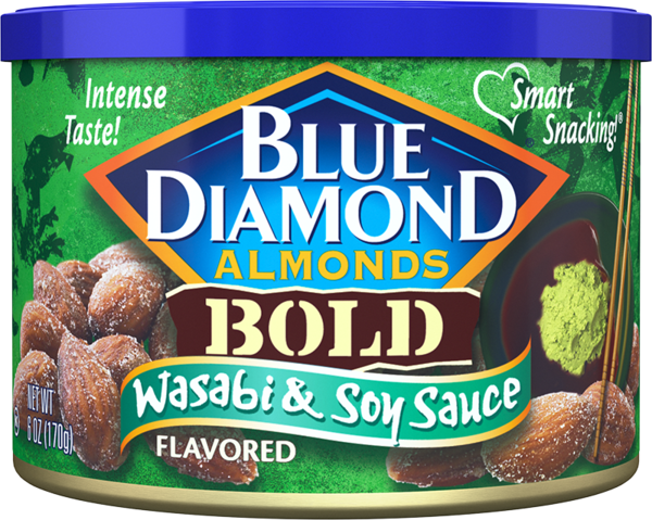 Blue Diamond Almonds Bold, Wasabi & Soy Sauce, 6 oz