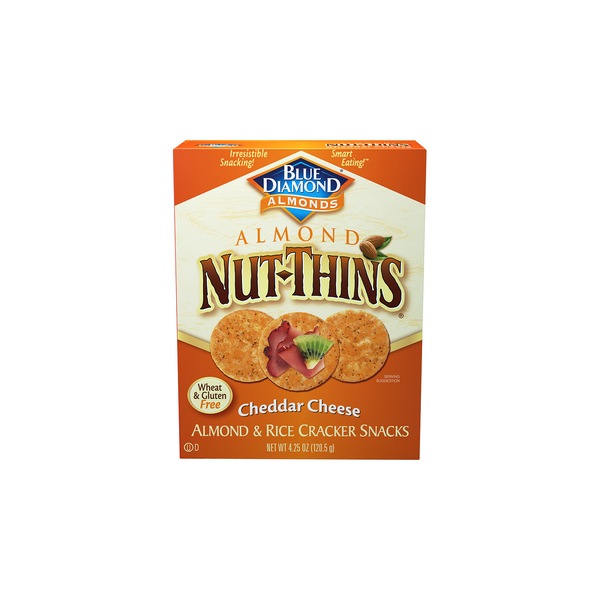 Blue Diamond Almond Nut Thins, Cheddar Cheese, 4.25 oz