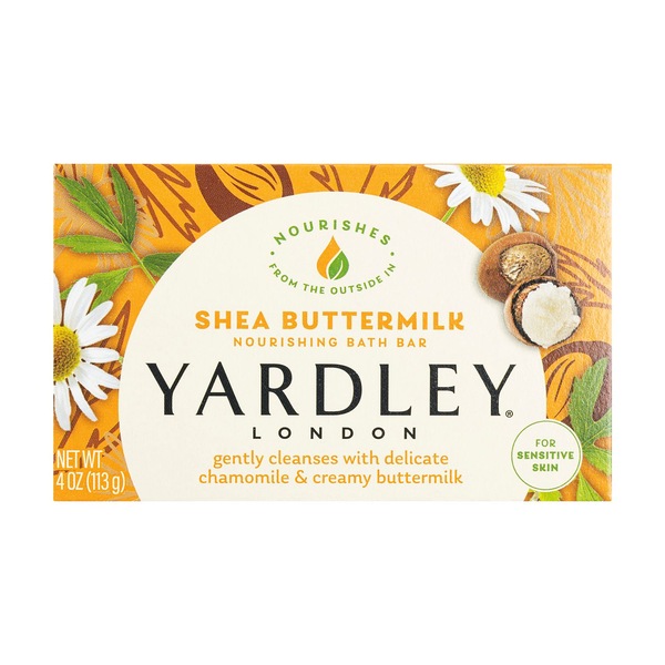 Yardley London - Jabón para baño, hidratante natural