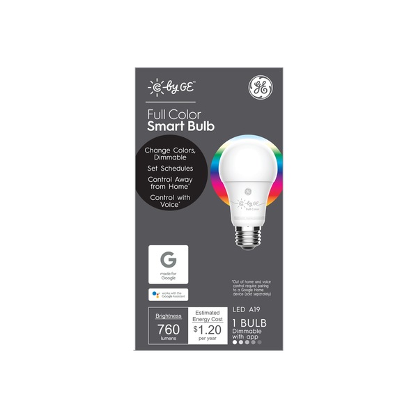 C by GE Full Color A19 Smart LED Bulb (1-Pack)