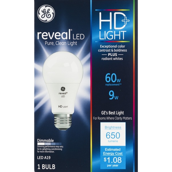 GE Reveal LED 60 WATT Bulb