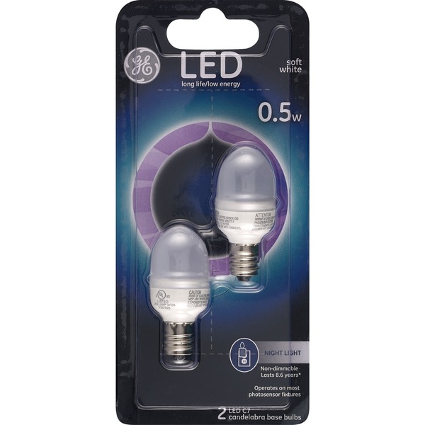 GE Energy Smart LED Technology Night Light, White