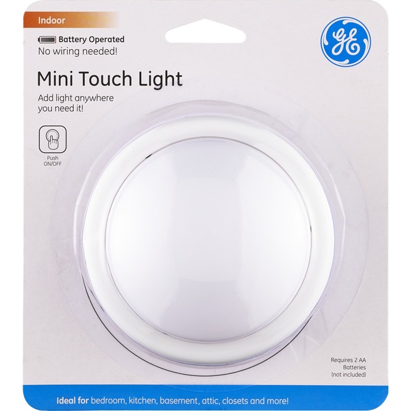 GE Mini Touch Light, Battery Operated