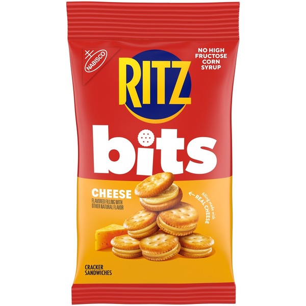 Nabisco Ritz Bits Cheese Sandwich Crackers Big Bag, 3 oz