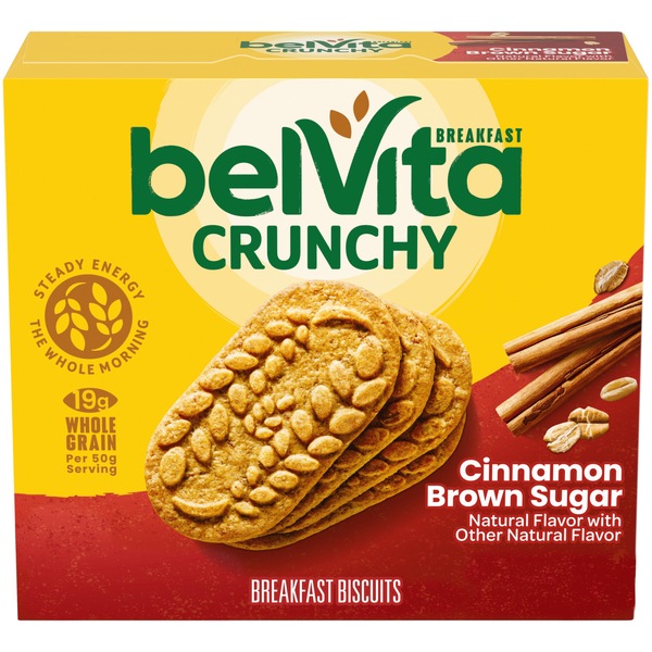 belVita Cinnamon Brown Sugar Breakfast Biscuits, 5 ct, 8.1 oz