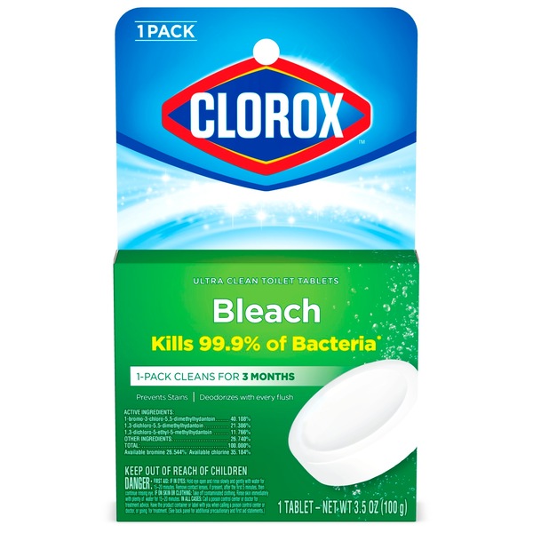 Clorox Ultra Clean Toilet Tablets Bleach, 3.53 OZ, 1 CT