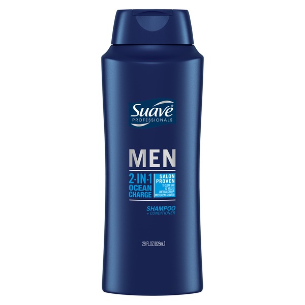 Suave Men Ocean Charge 2-in-1 Refreshing Shampoo & Conditioner