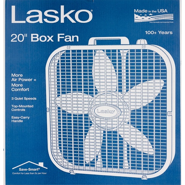 Lasko 20 in Box Fan