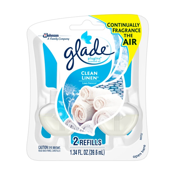 Glade PlugIns Scented Oil Air Freshener Refill, 2 CT