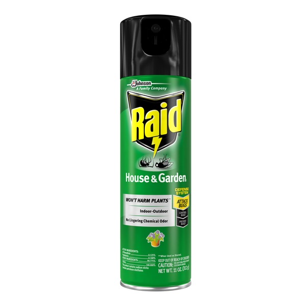 Raid House & Garden - Spray insecticida, interior/exterior