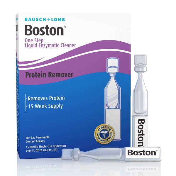 Boston One Step Liquid Enzymatic Cleaner, 12 ct