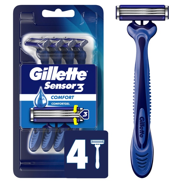 Gillette Sensor3 3-Blade Disposable Razors