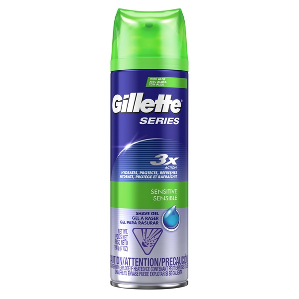 Gillette Series 3x Action Sensitive Shave Gel