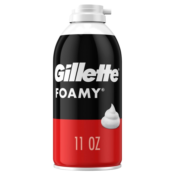 Gillette Foamy Shaving Foam, Regular, 11 OZ