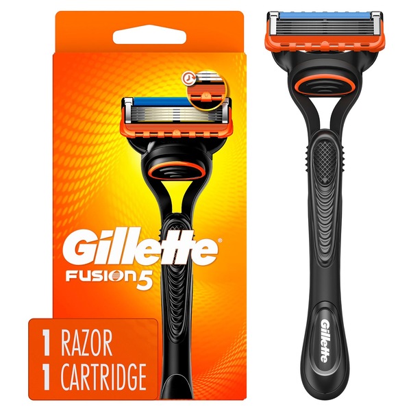 Gillette Fusion5 5-Blade Razor + 1 Razor Blade Refill