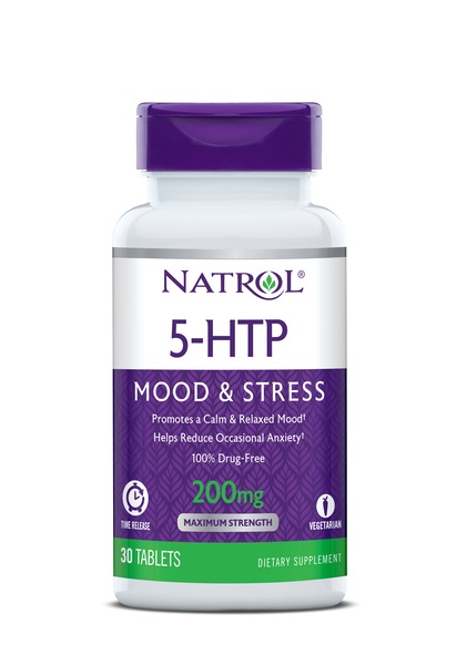Natrol 5-HTP Mood & Stress Time Release Tablets, 200mg, 30 CT
