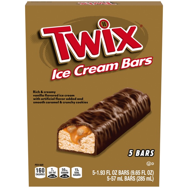 TWIX Ice Cream Bars, 5 ct