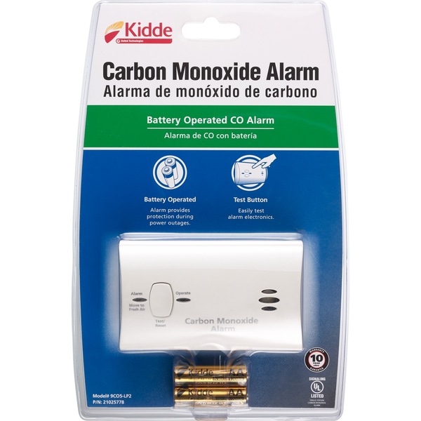 Kidde - Alarma de monóxido de carbono