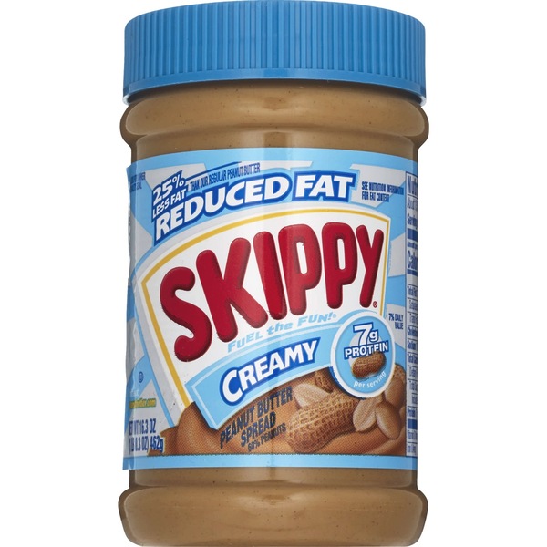 Skippy Creamy Peanut Butter Spread, 16.3 oz