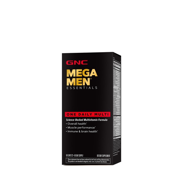 GNC Mega Men One Daily Multivitamin, 60 Tablets