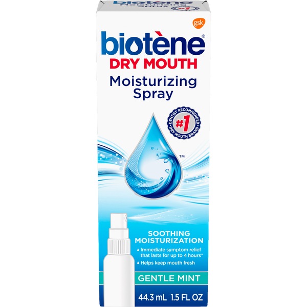 Biotene Dry Mouth Moisturizing Spray, Gentle Mint, 1.5 OZ
