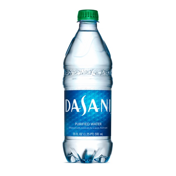 Dasani - Botella de agua purificada, potenciada con minerales