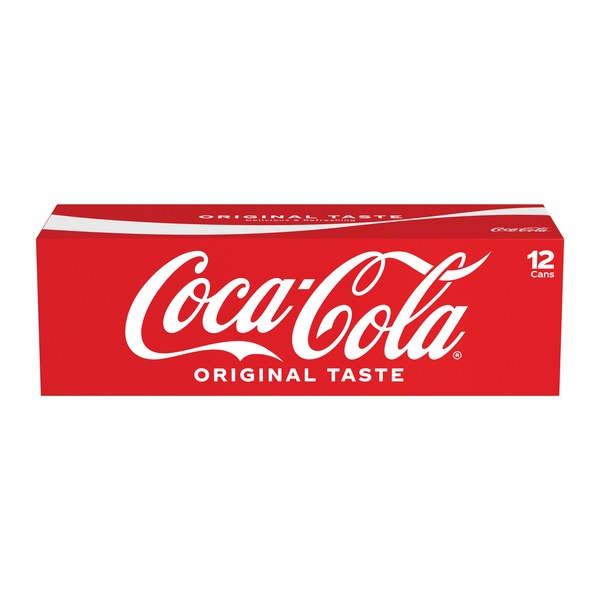 Coca-Cola Soda Soft Drink, 12 OZ Cans, 12 PK