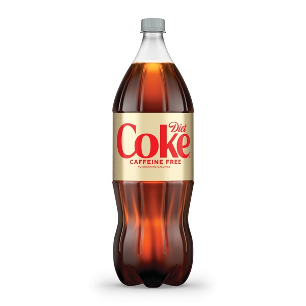 Diet Coke Caffeine Free Soda Soft Drink, 67.6 OZ