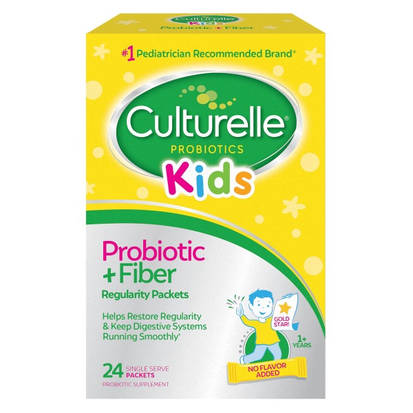 Culturelle Kids - Paquetes de probióticos y fibra para la regularidad