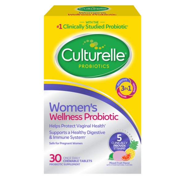 Culturelle Women's Wellness Probiotic Chewable Tablets, 30 CT