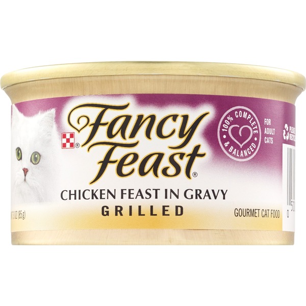 Purina Fancy Feast Grilled Chicken Feast in Gravy, 3 oz