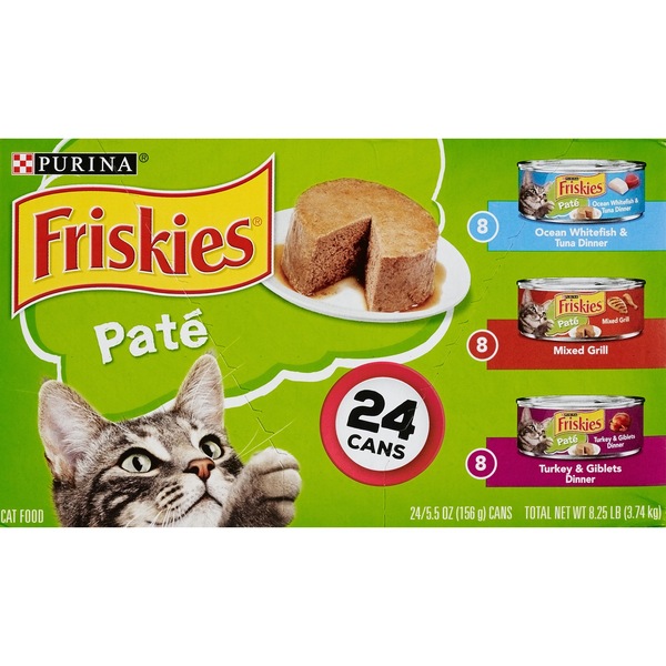 Friskies Classic Pate Variety Pack, 5.5 oz, 24 ct