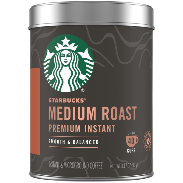 Starbucks Medium Roast Premium Instant Coffee, 3.17 oz