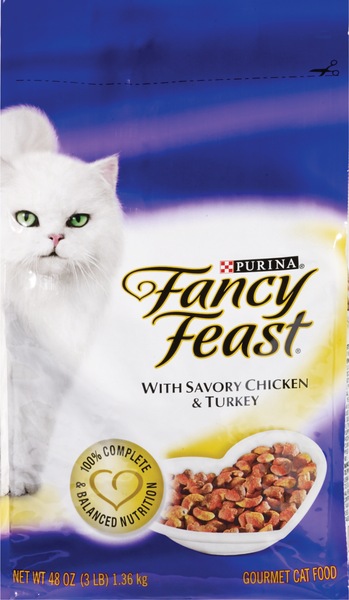 Fancy Feast Savory Chicken & Turkey Dry Cat Food (Bag)