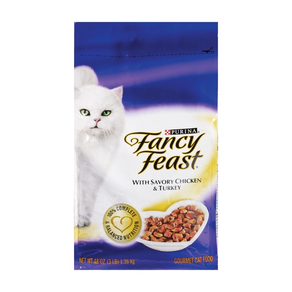 Fancy Feast Savory Chicken & Turkey Dry Cat Food (Bag)