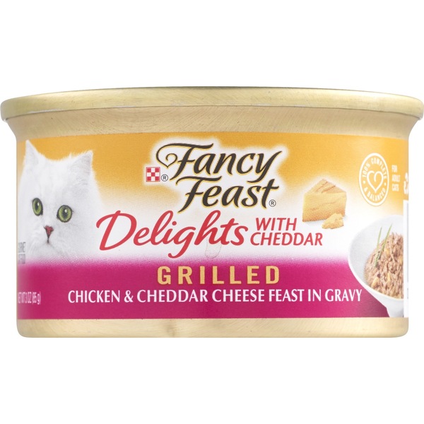 PURINA, Fancy Feast Chicken & Cheddar Cheese Feast In Gravy, Grilled