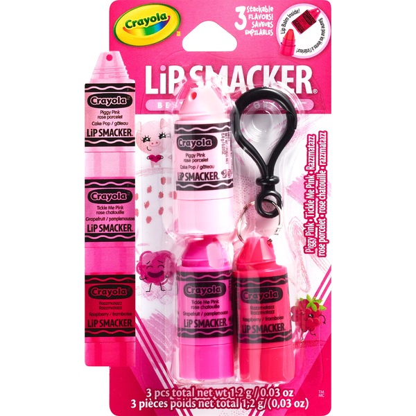 Lip Smacker Stackable Crayola Lip Balm, 3CT