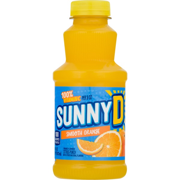 SunnyD Smooth Orange Citrus Punch, 16 oz
