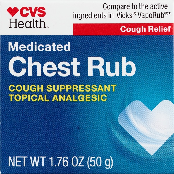 CVS Health Medicated Chest Rub Cough Suppressant