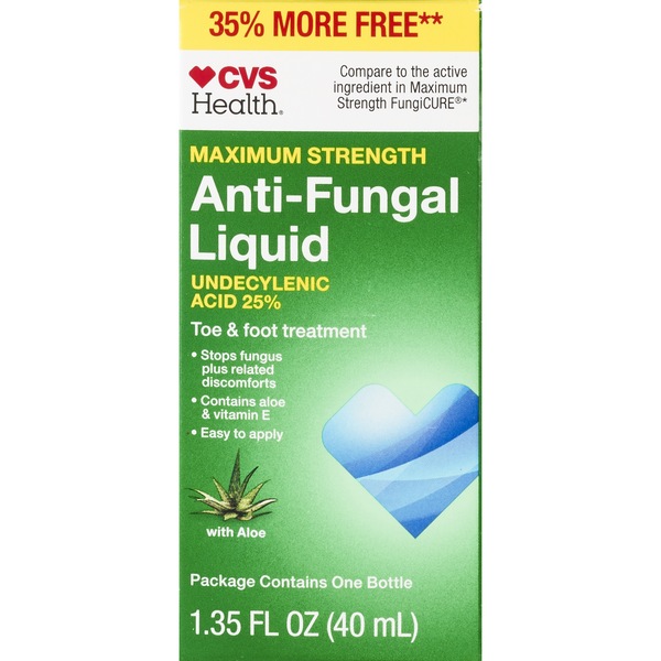 CVS Health Maximum Strength Antifungal Liquid Toe & Nail Treatment, 1.35 OZ