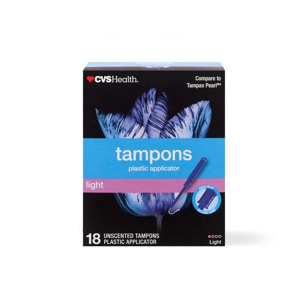 CVS Health Tampons, Light, 18 CT