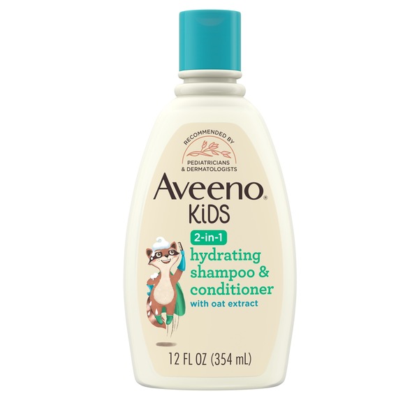 Aveeno Kids 2-in-1 Shampoo & Conditioner, 12 FL OZ