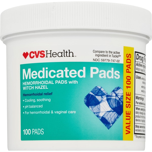 CVS Health Medicated Pads for Hemorrhoidal Relief