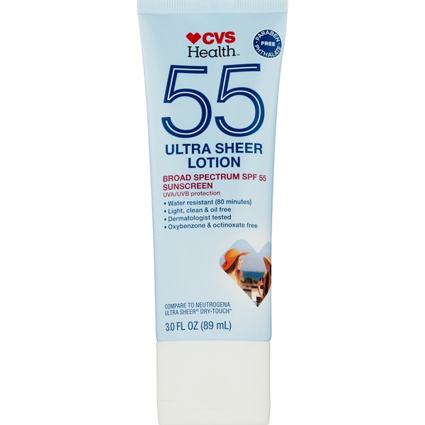 CVS Ultra Sheer Broad Spectrum Sunscreen Lotion
